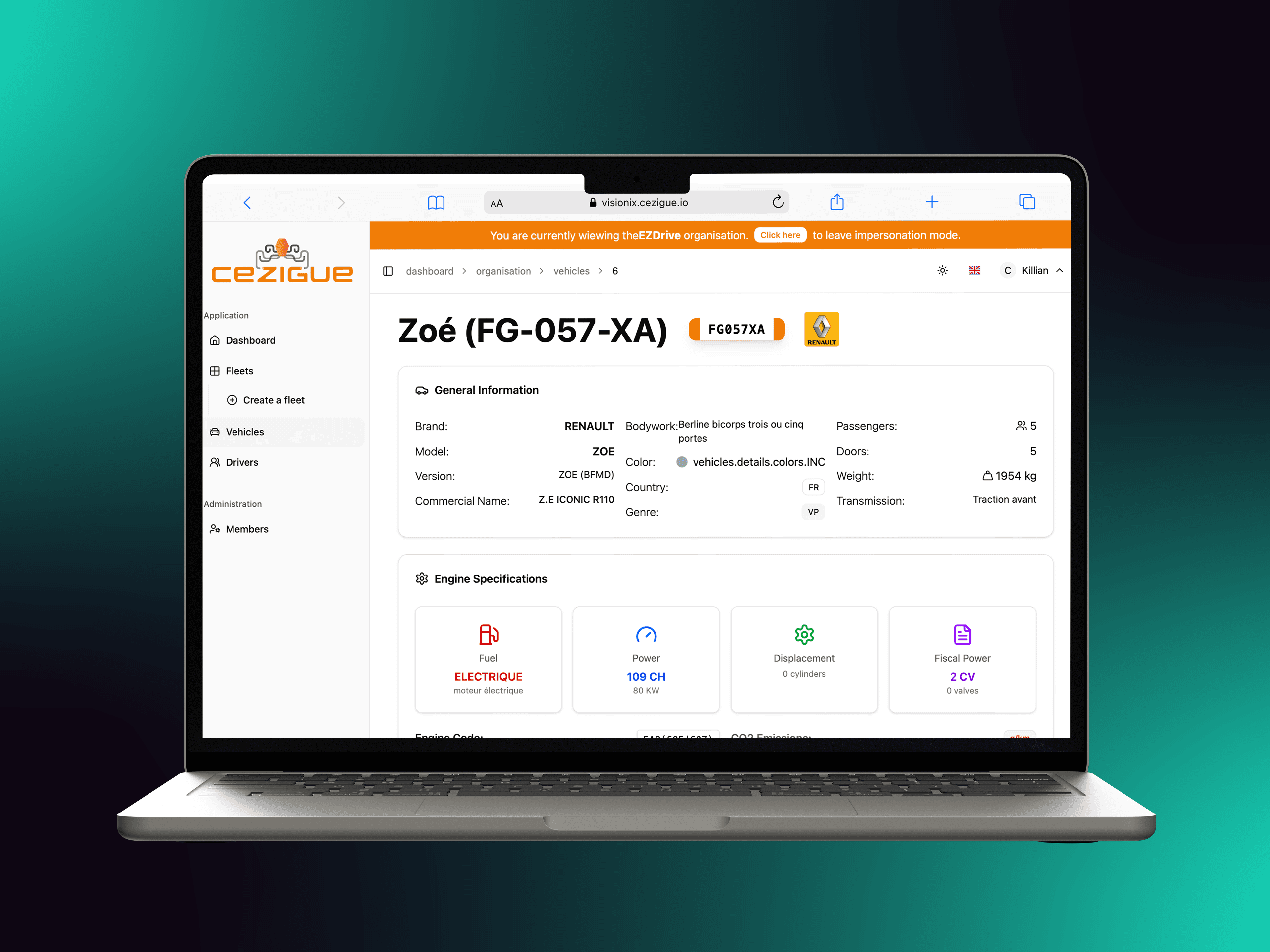 Visionix Cezigue