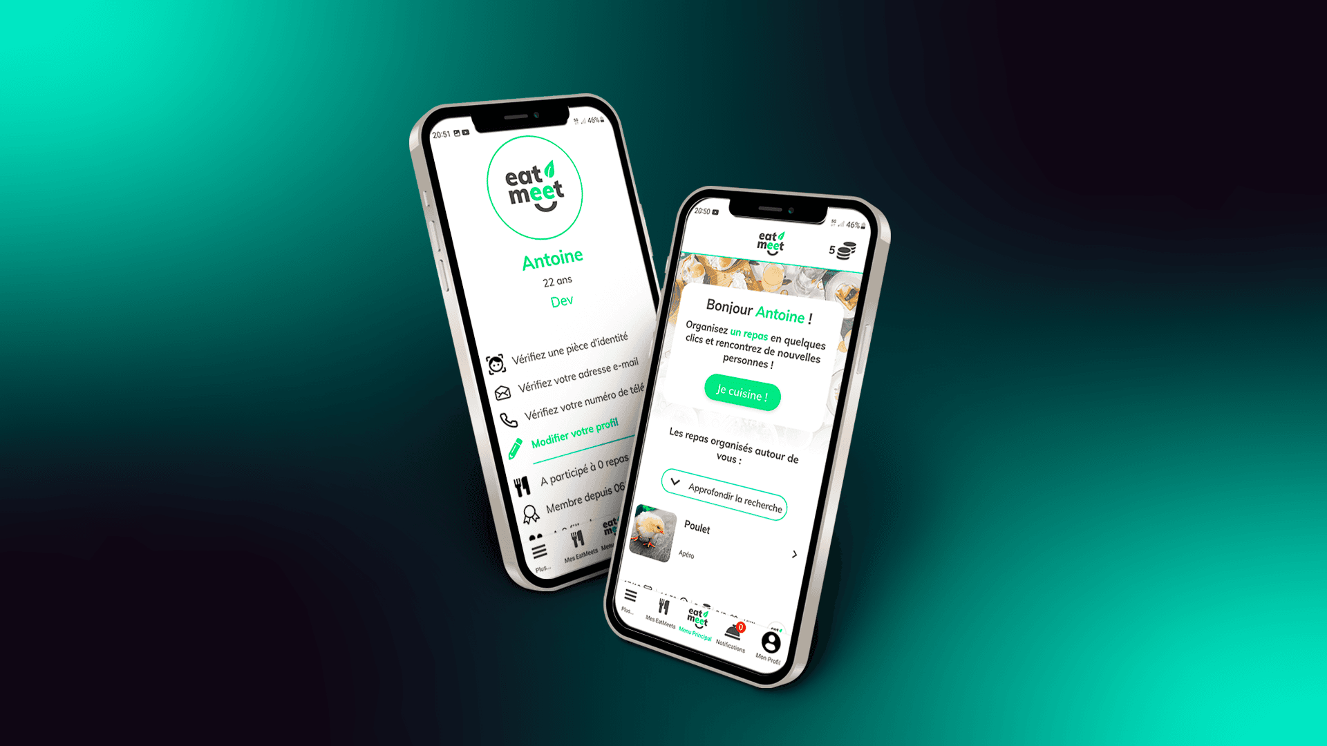 Application Eat Meet