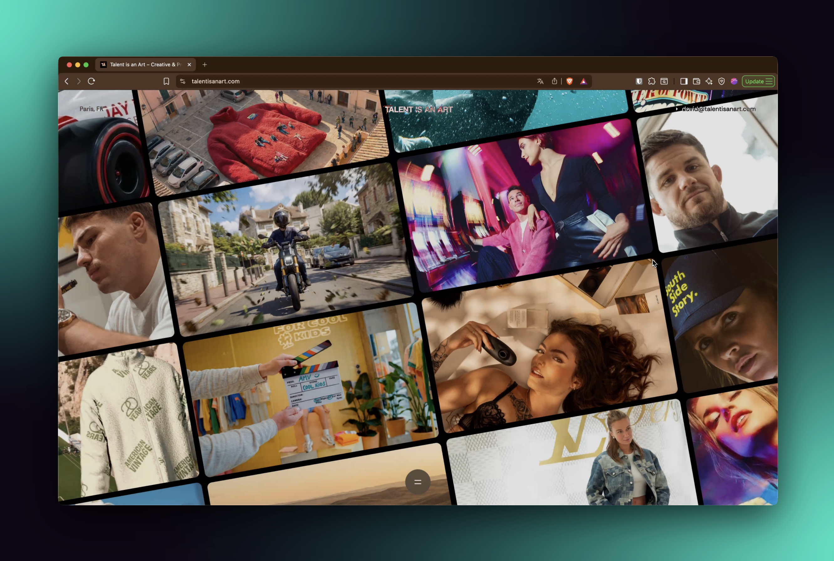Talent is an Art — Présentation du site
